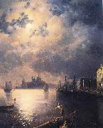 Ivan Aivazovsky Byron in Venice Sweden oil painting artist